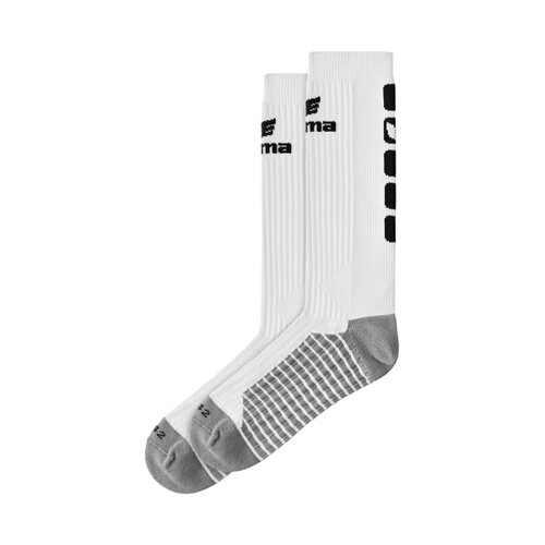 CLASSIC 5-C Socken lang wei/schwarz 47-50