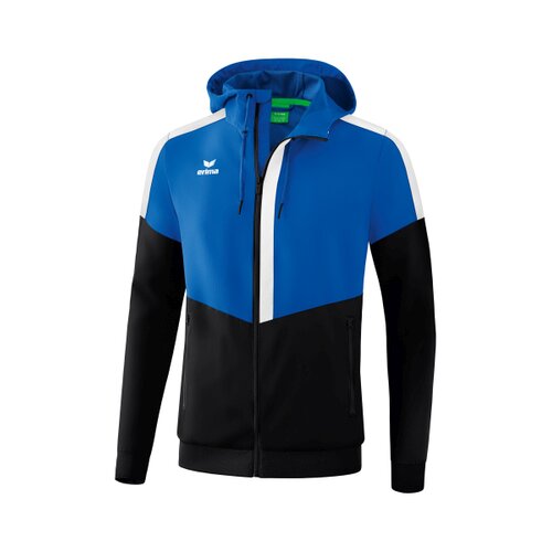 Squad Tracktop Jacke mit Kapuze new royal/schwarz/wei