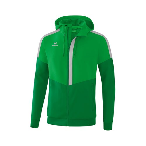 Squad Tracktop Jacke mit Kapuze fern green/smaragd/silver grey