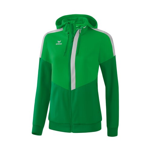 Squad Tracktop Jacke mit Kapuze fern green/smaragd/silver grey