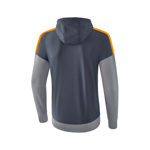 Squad Trainingsjacke mit Kapuze slate grey/monument grey/new orange