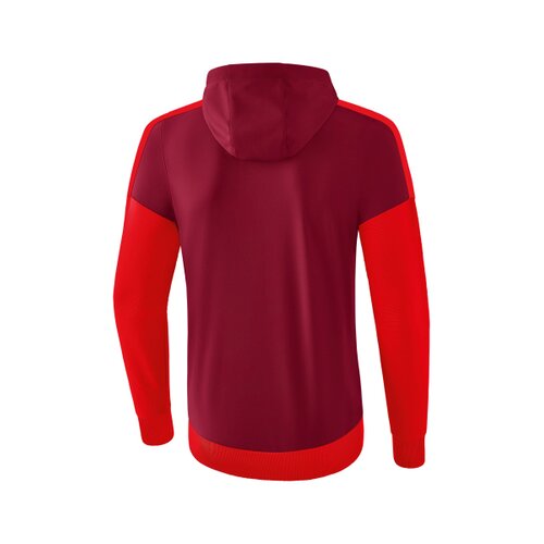 Squad Trainingsjacke mit Kapuze bordeaux/rot