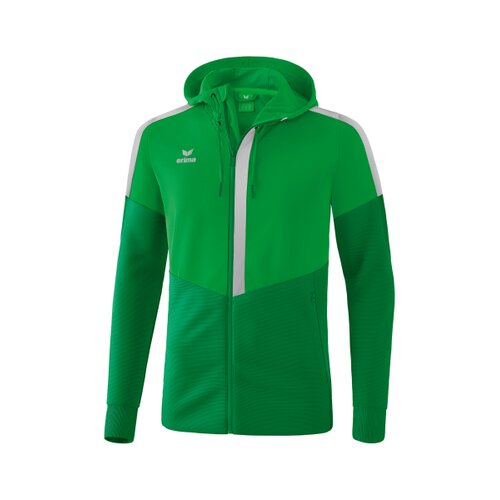 Squad Trainingsjacke mit Kapuze fern green/smaragd/silver grey