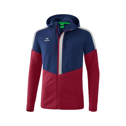 Squad Trainingsjacke mit Kapuze new navy/bordeaux/silver grey