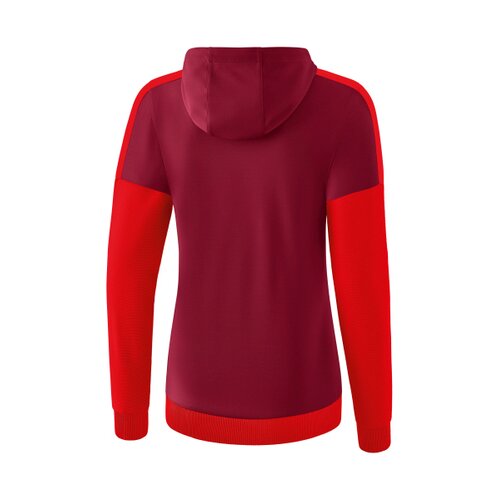 Squad Trainingsjacke mit Kapuze bordeaux/rot