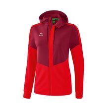 Squad Trainingsjacke mit Kapuze bordeaux/rot