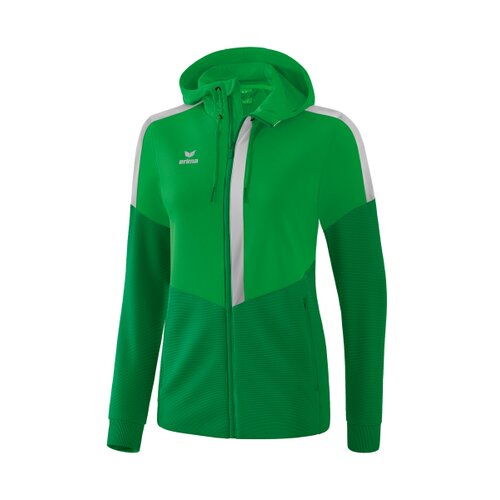 Squad Trainingsjacke mit Kapuze fern green/smaragd/silver grey