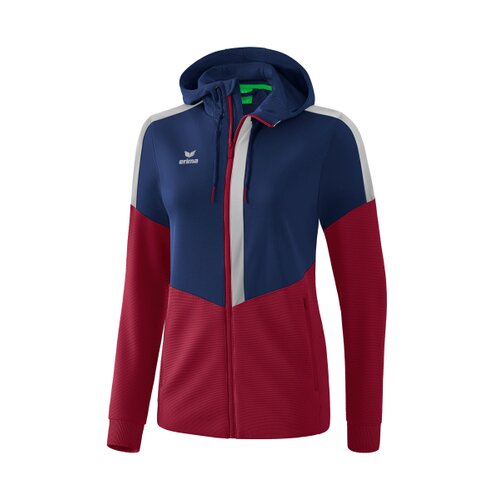 Squad Trainingsjacke mit Kapuze new navy/bordeaux/silver grey