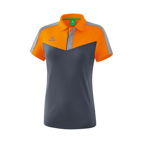 Squad Poloshirt new orange/slate grey/monument grey