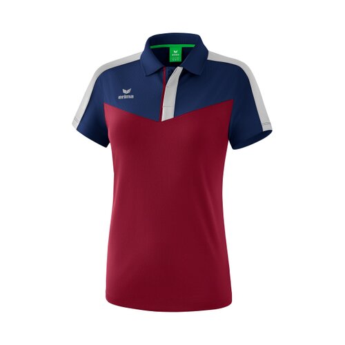 Squad Poloshirt new navy/bordeaux/silver grey