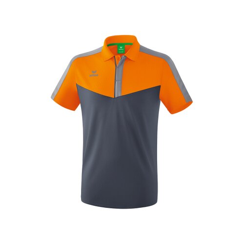 Squad Poloshirt new orange/slate grey/monument grey