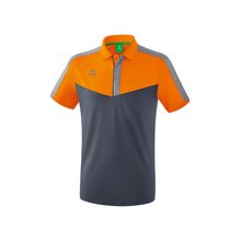 Squad Poloshirt new orange/slate grey/monument grey