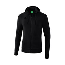 Kapuzensweatjacke schwarz