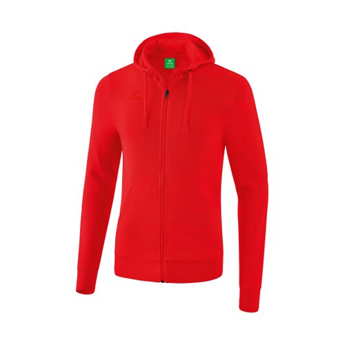 Kapuzensweatjacke rot