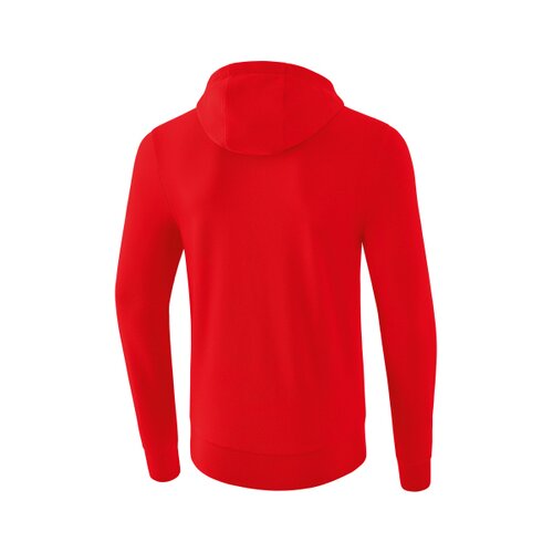 Kapuzensweatjacke rot