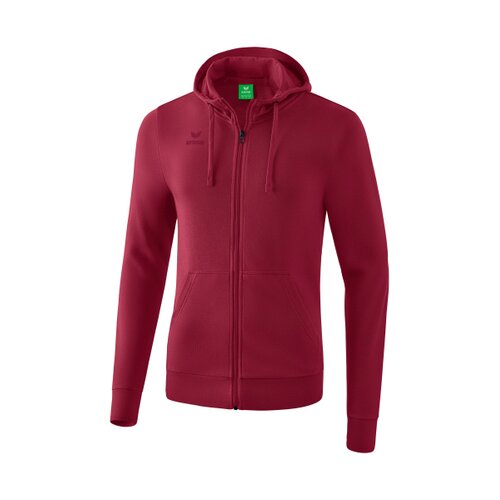 Kapuzensweatjacke bordeaux