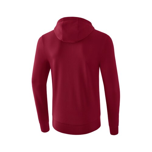 Kapuzensweatjacke bordeaux