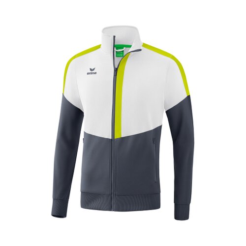 Squad Worker Jacke wei/slate grey/bio lime 128
