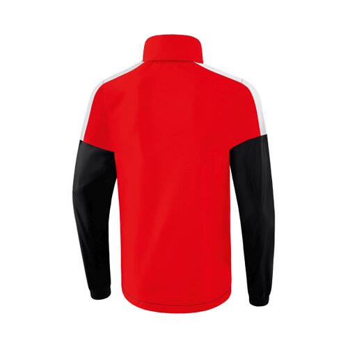 Squad Allwetterjacke rot/schwarz/wei 128