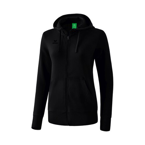 Kapuzensweatjacke schwarz 34