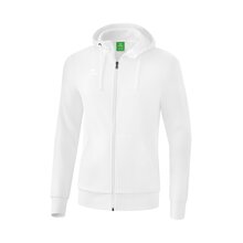 Kapuzensweatjacke wei