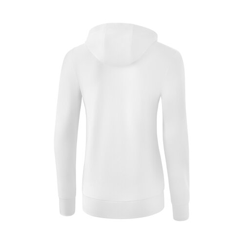 Kapuzensweatjacke Damen wei