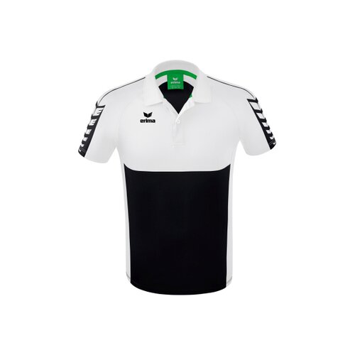 Six Wings Poloshirt schwarz/weiß