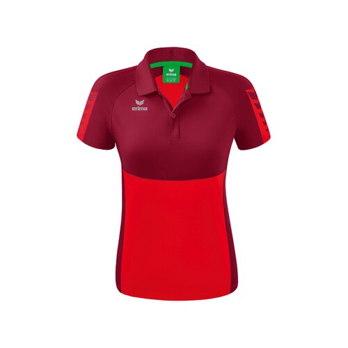 Six Wings Poloshirt rot/bordeaux