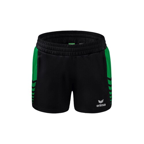 Six Wings Worker Shorts schwarz/smaragd