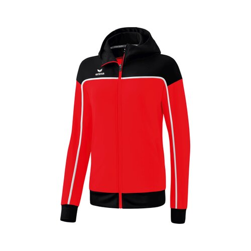 CHANGE by erima Trainingsjacke mit Kapuze rot/schwarz/wei