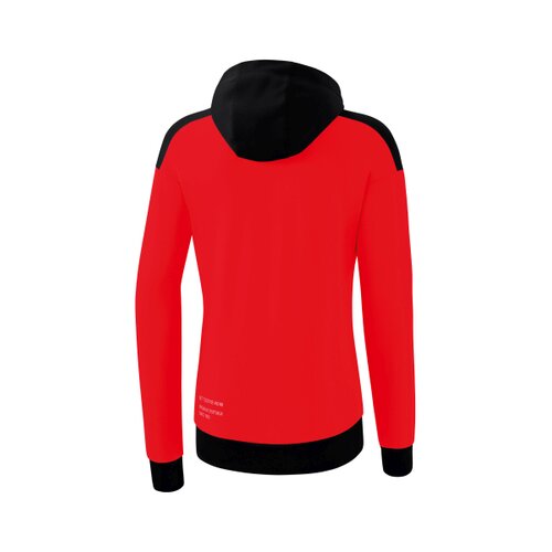 CHANGE by erima Trainingsjacke mit Kapuze rot/schwarz/wei