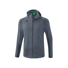 LIGA STAR Trainingsjacke mit Kapuze slate grey/schwarz