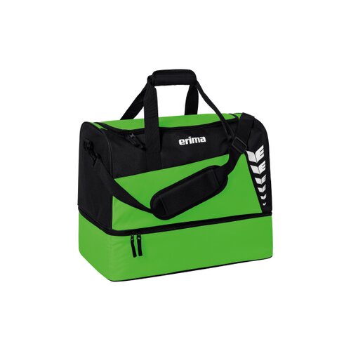 SIX WINGS Sporttasche mit Bodenfach green/schwarz