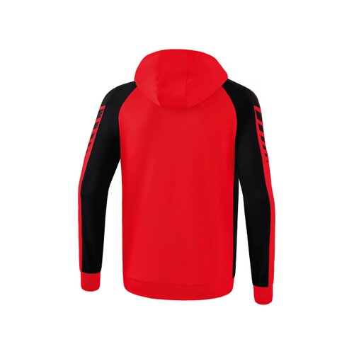 Six Wings Trainingsjacke mit Kapuze rot/schwarz 116