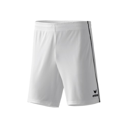 Erima CLASSIC SHORT mit Innenslip wei/schwarz